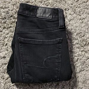 Black American eagle jeggings/jeans